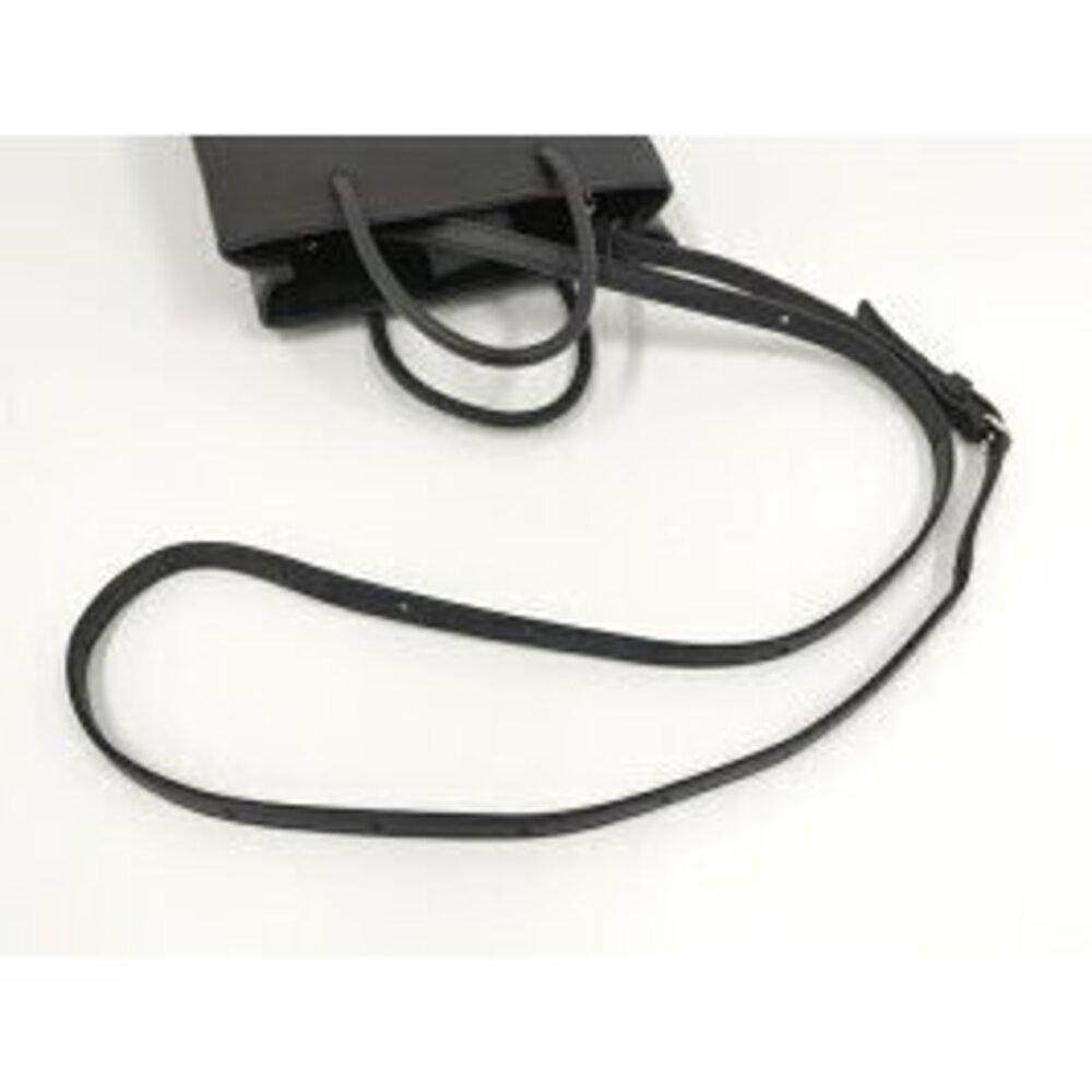 BALENCIAGA Handbag Shopping Bag Leather Black - Picture 6 of 9